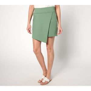 Studio Park Women's Skirt Sz XL Beach to Street Skort Green A642681